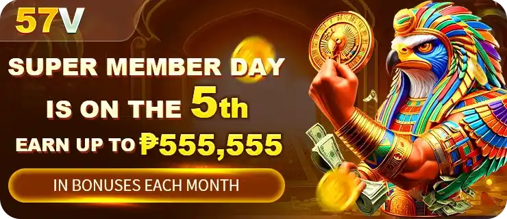 57V register page highlighting Super Member Days promotion